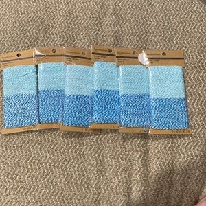 Set of 2 Blue and white Twine